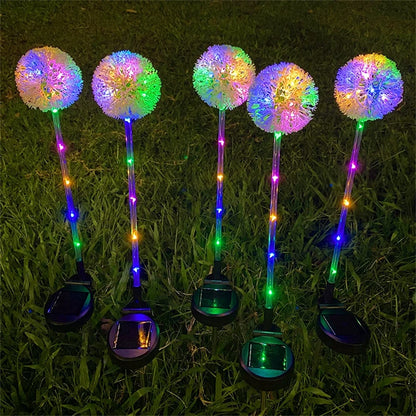 LED dandelion outdoor ground mounted light