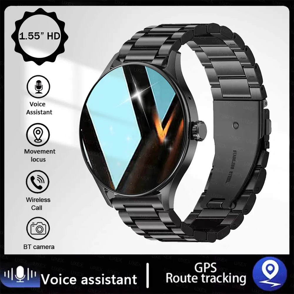Fashion Smart Watch Plus 1.55 HD For Men And Women