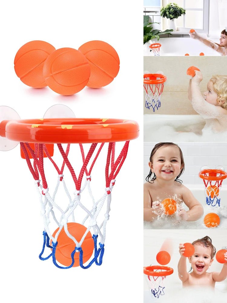Bathroom Suction Cup Basketball Frame Playing Water