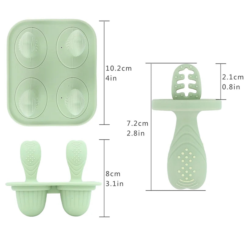 Cavity New Baby Teething Ice Cream Stick Mold Perfect