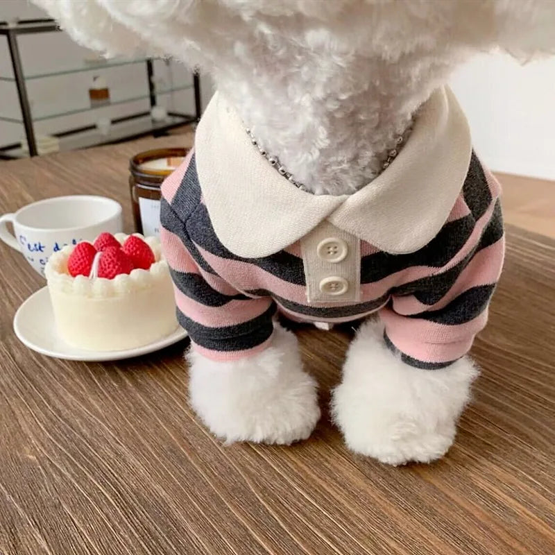 New Pet Polo Shirt Cool Clothes Soft Breathable Costumes