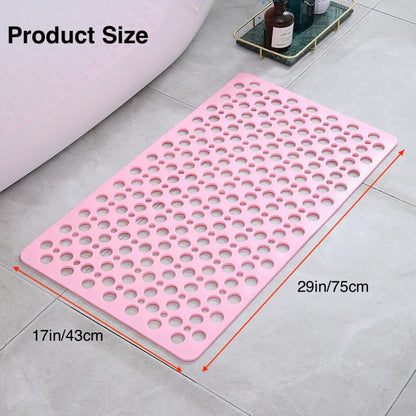 Bathroom Non-Slip Mat With Suction Cup