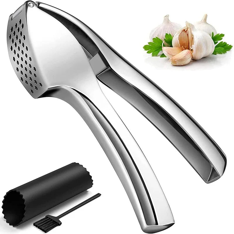 New stainless steel kitchen garlic puree