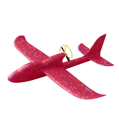 Electric Foam Plane Glider Hand Throw Airplane with LED Light