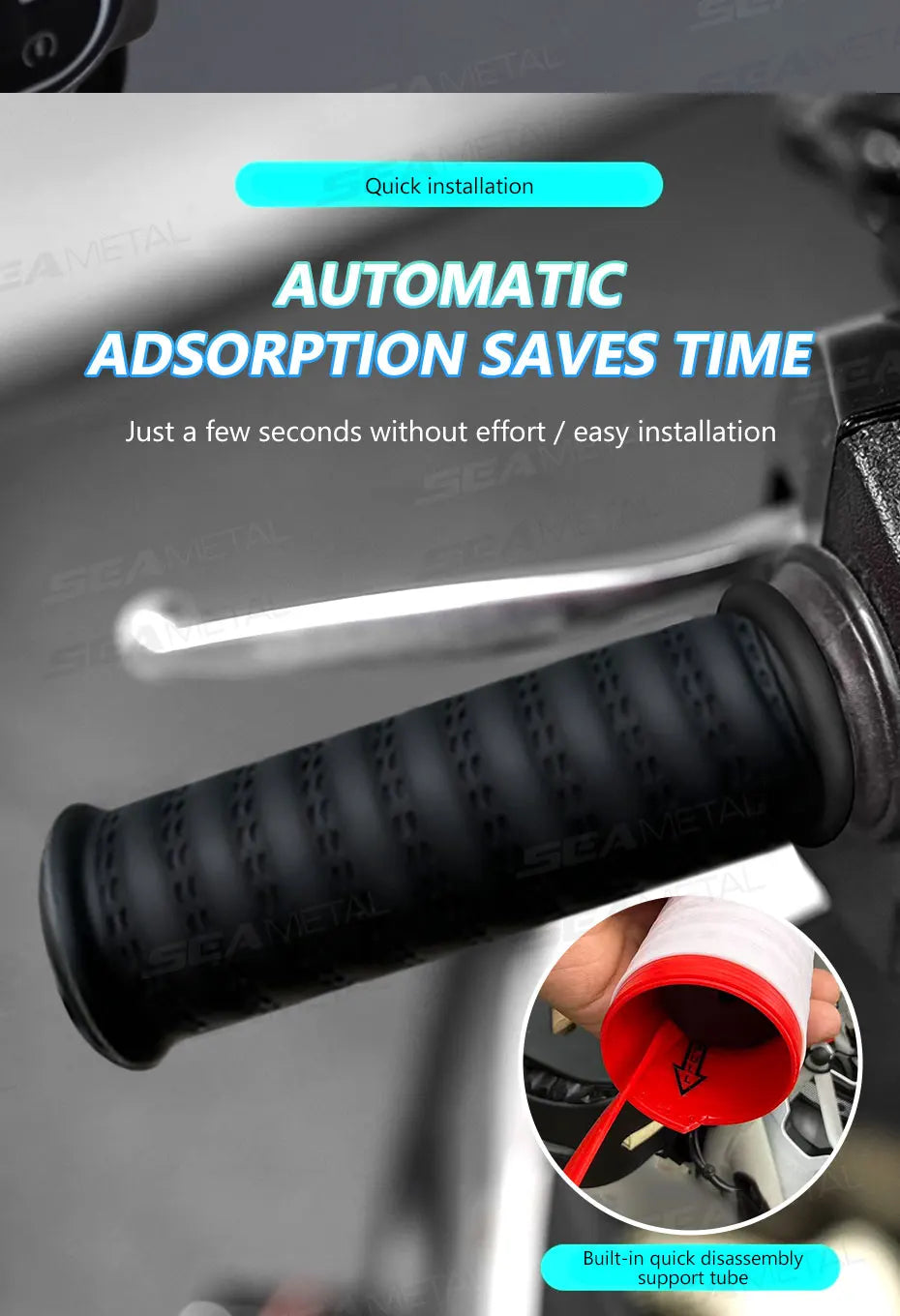 Motorcycle Silicone Handlebar Cover
