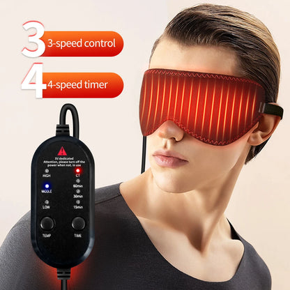 Heated Eye Mask Eye Mask for Dry Eyes with 3 Heat Levels
