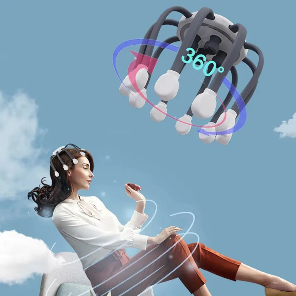 Octopus Claw Eight Claw Massager USB Charging Therapeutic