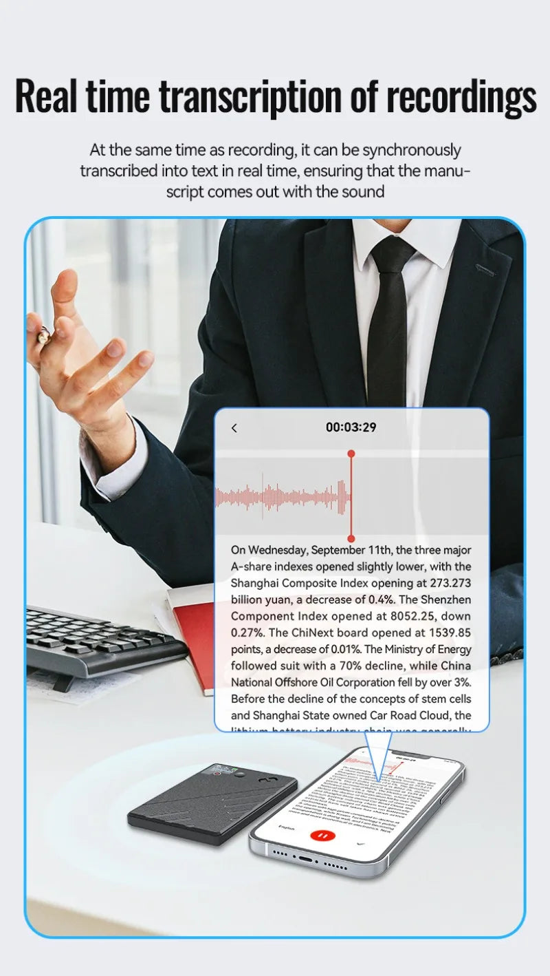 AI Voice Recorder GPT Intelligence APP Control Audio Mind