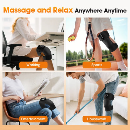 Electric Heating Knee Wrap with 5 Modes Muscle Relaxation