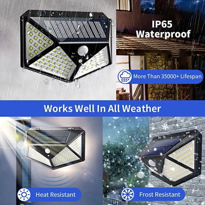 Solar Security Lamp Outdoor Garden Decor Solar Powered