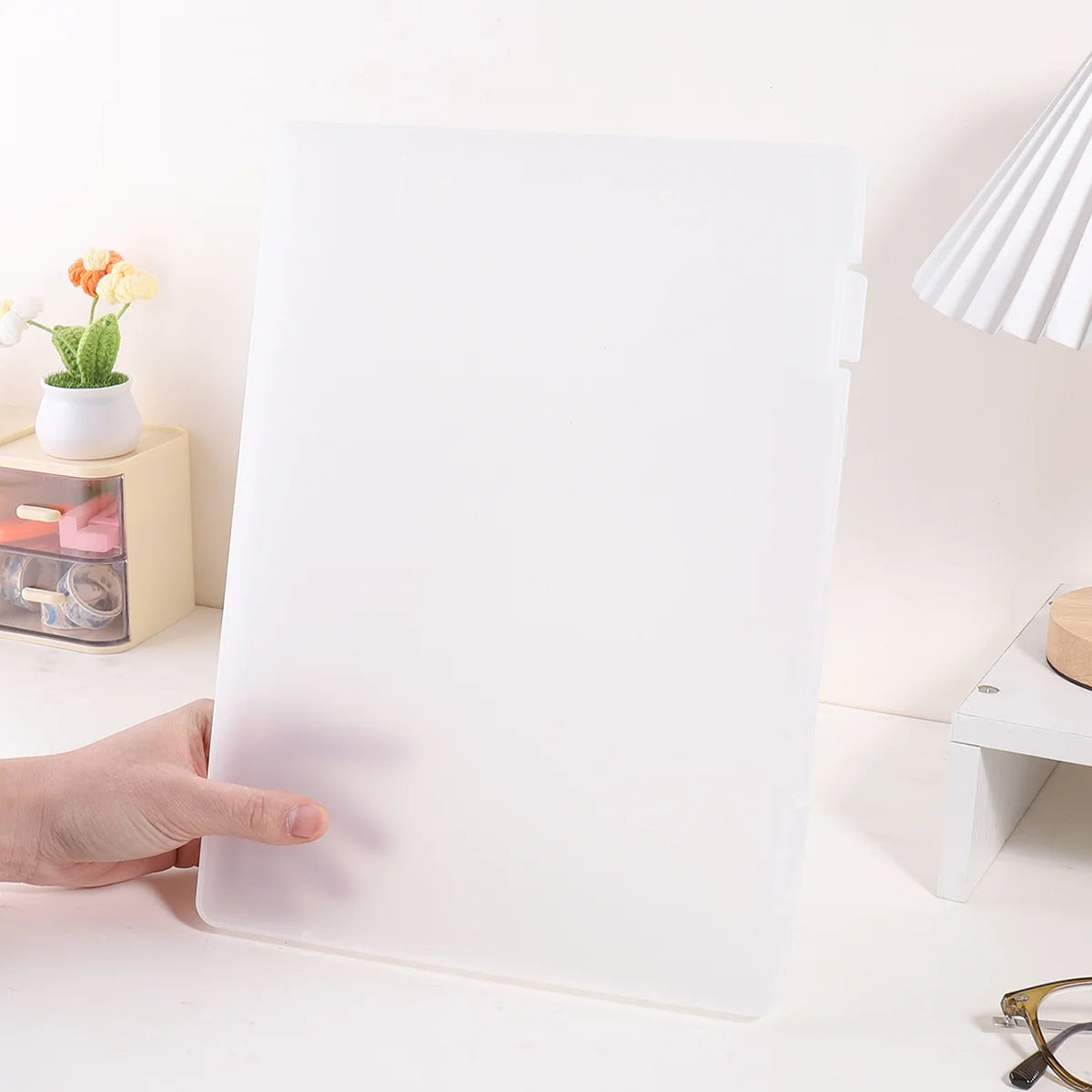 Writing Board File Box Multifunctional Organization Tool for Office