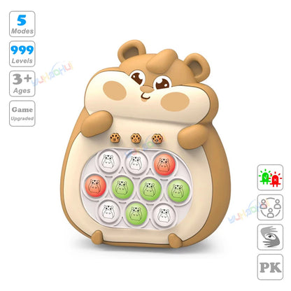 Electronic Pop Light Up Game Handle Toys for Children