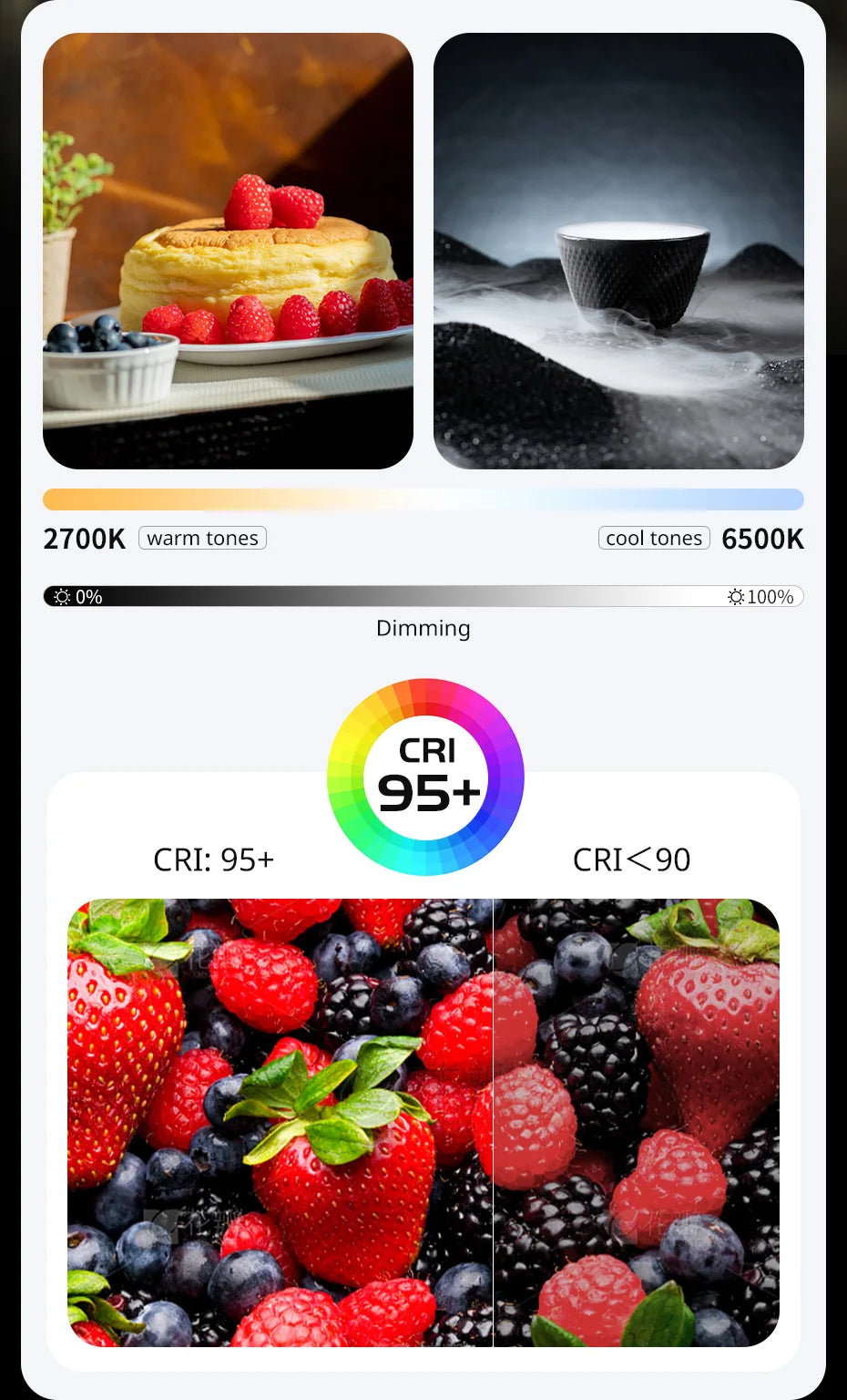 Portable Air Tube Light 12W Bi-color Fill Light