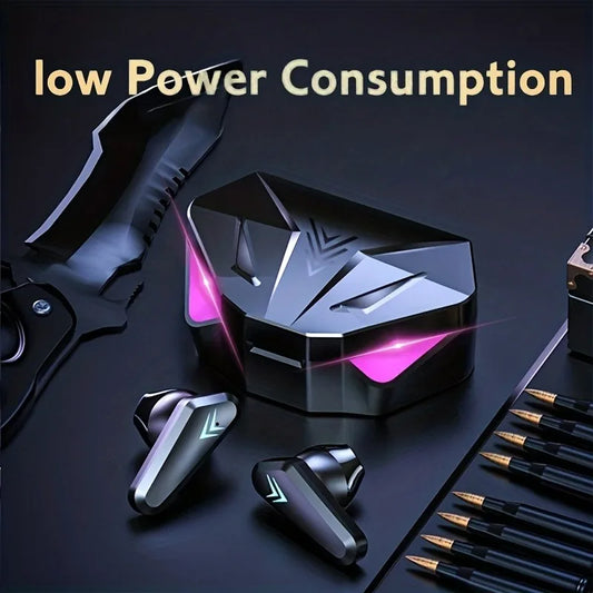TWS Wireless Bluetooth Headset LED Display Gamer Earbuds