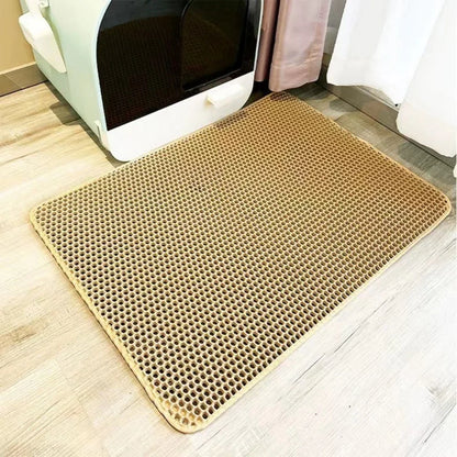Large Cat Litter Mat Waterproof Double Layer Non Slip