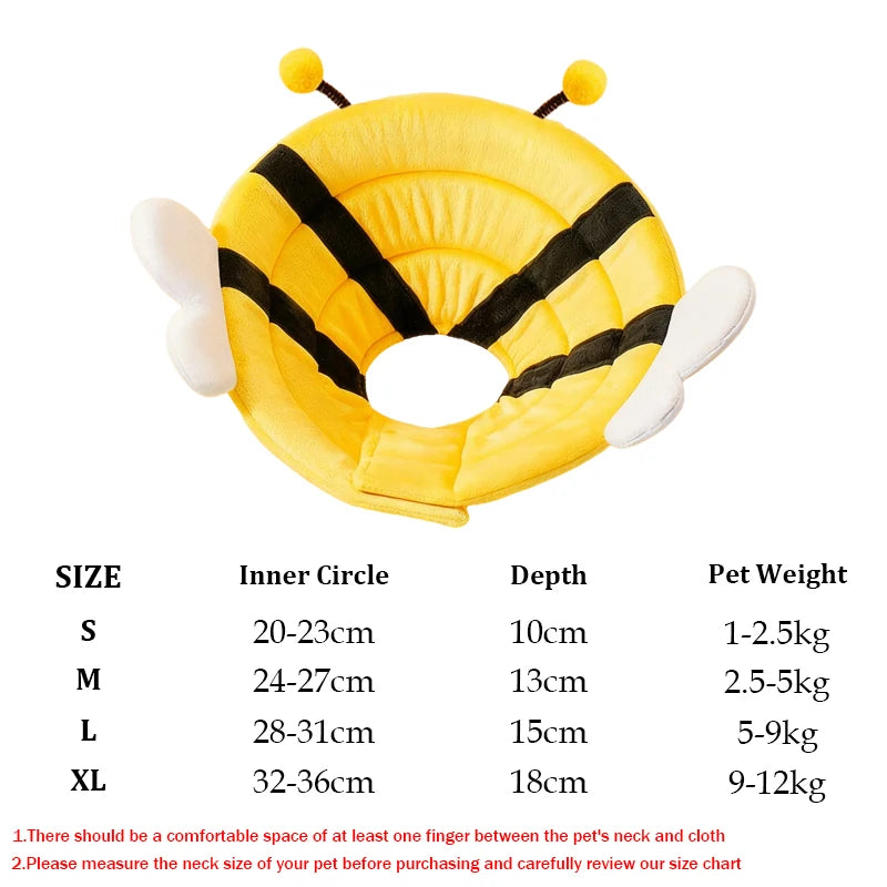 Soft Elizabeth Recovery Collar for Cats Dogs - Anti-Lick Bite Protection Cone