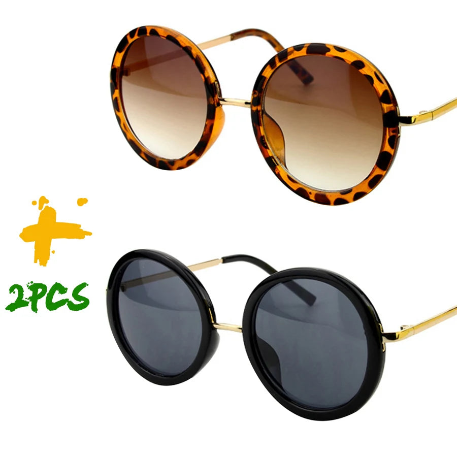 Sunglasses Women Men Round New Luxury Brand Design