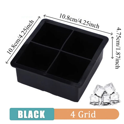 4/6/8/15Grids Silicone Ice Cube Molds Spherical Ice Molds