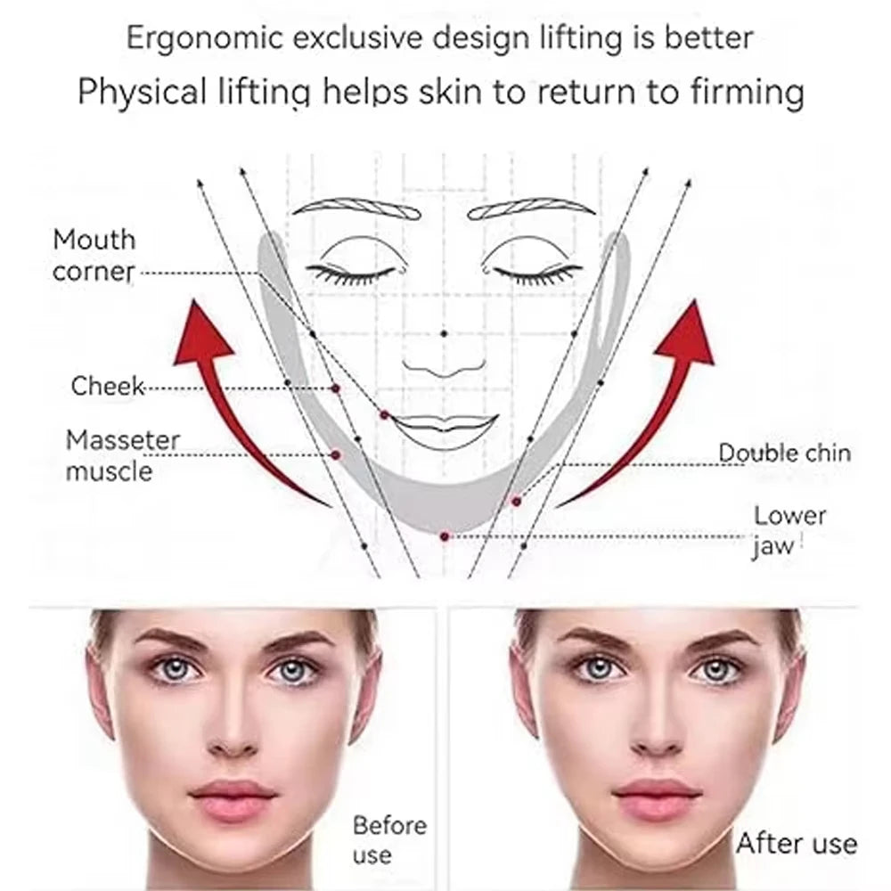 V-Shape Firming Face-lift Slimming Mask Removal