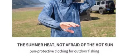 Men's Summer Outdoor Cycling Fiing Sun Protection Ice Silk
