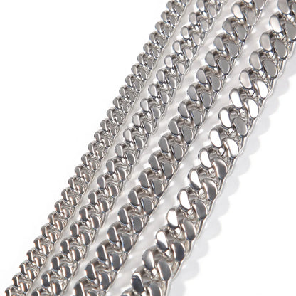 316 Stainless Steel Plated 18k Gold Fashion Hip Hop Bracelet