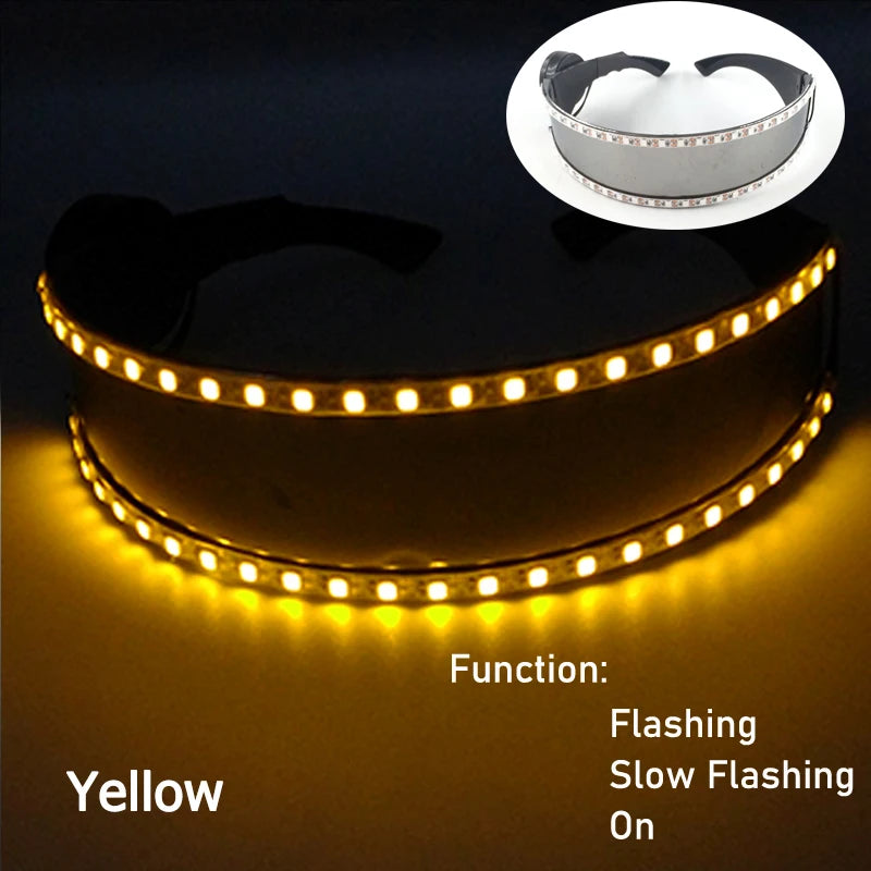 1set Luminous Glowing Glasses and Gloves Remote Control