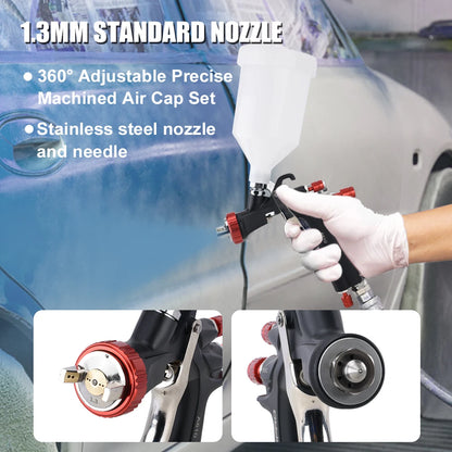 AEROPRO R500 LVLP Air Spray Gun A610 Paint Gun