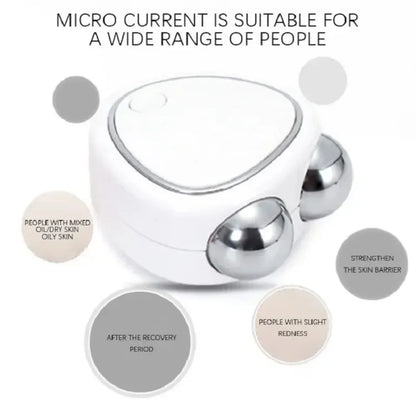 EMS Face Lifting Device Facial Microcurrent Roller Massage
