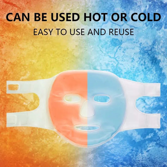 Face Cooling Mask Gel Eye Mask Ice Pack Cooling PVC Hot Cold Therapy Skin Care