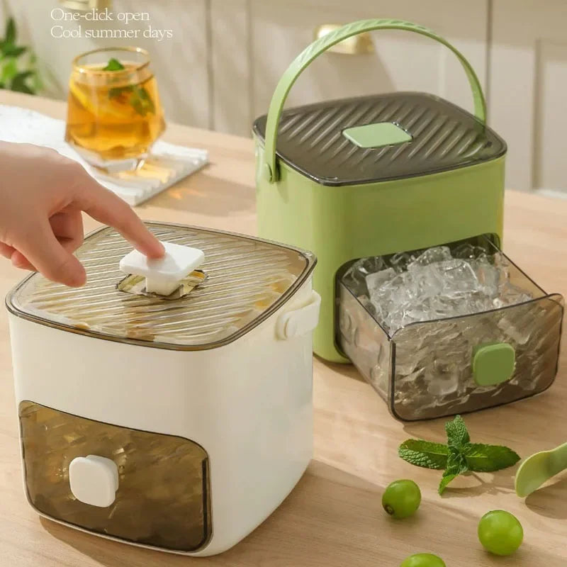 48 Grid Ice Cube Mold Reusable Refrigerator Ice Maker One-touch
