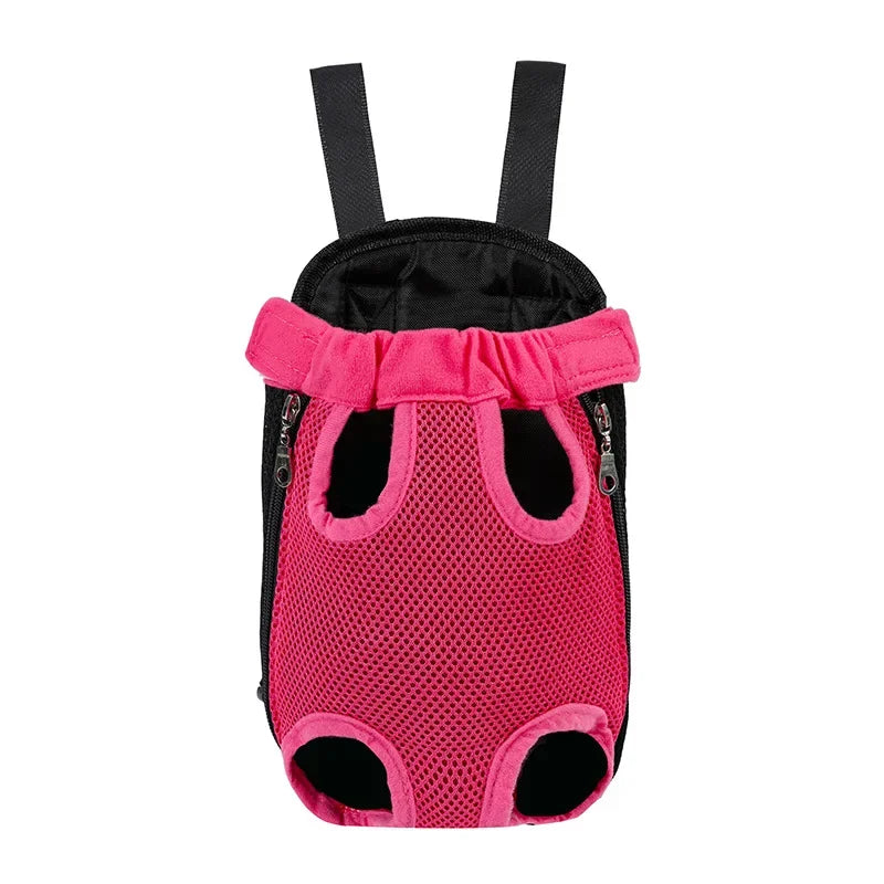 Adjustable Cat Carrier Bag Pet Double Shoulder Backpack