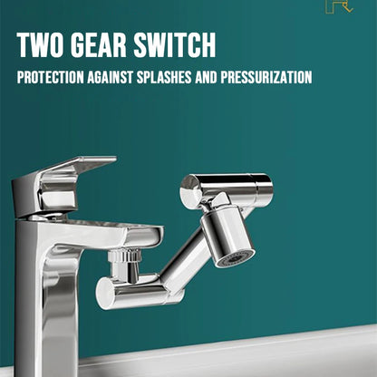 1440° Rotatable Scalable Metal Faucet Bathroom Tap