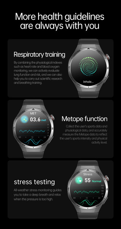New Nursing Grade ECG+PPG Smart Watch Health Analysis
