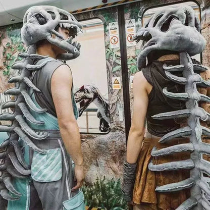 Realistic Dinosaur Skeleton Costume Set