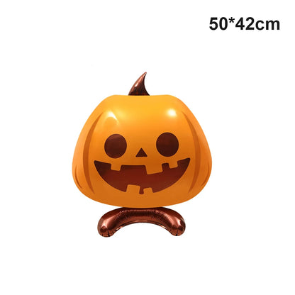Halloween Decoration Balloons Foil Pumpkin Ghost Dead Tree Witch Mummy Bat Spider Balloon