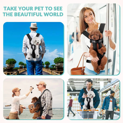 Dogs Carrier Backpack Thickened Sponge Pet Front Dog Carrier