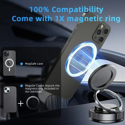 New Vacuum Magnetic Phone Holder for Car - Suction Cup