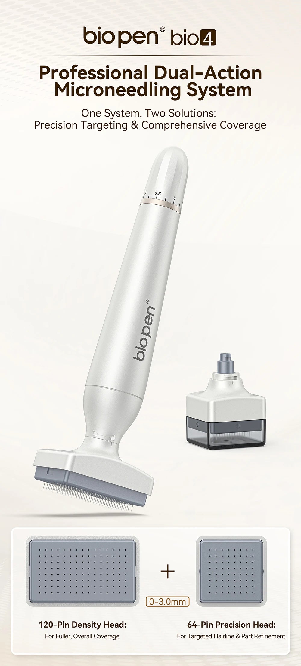 Adjustable 2In1 0.25mm Derma Stamp microneedle