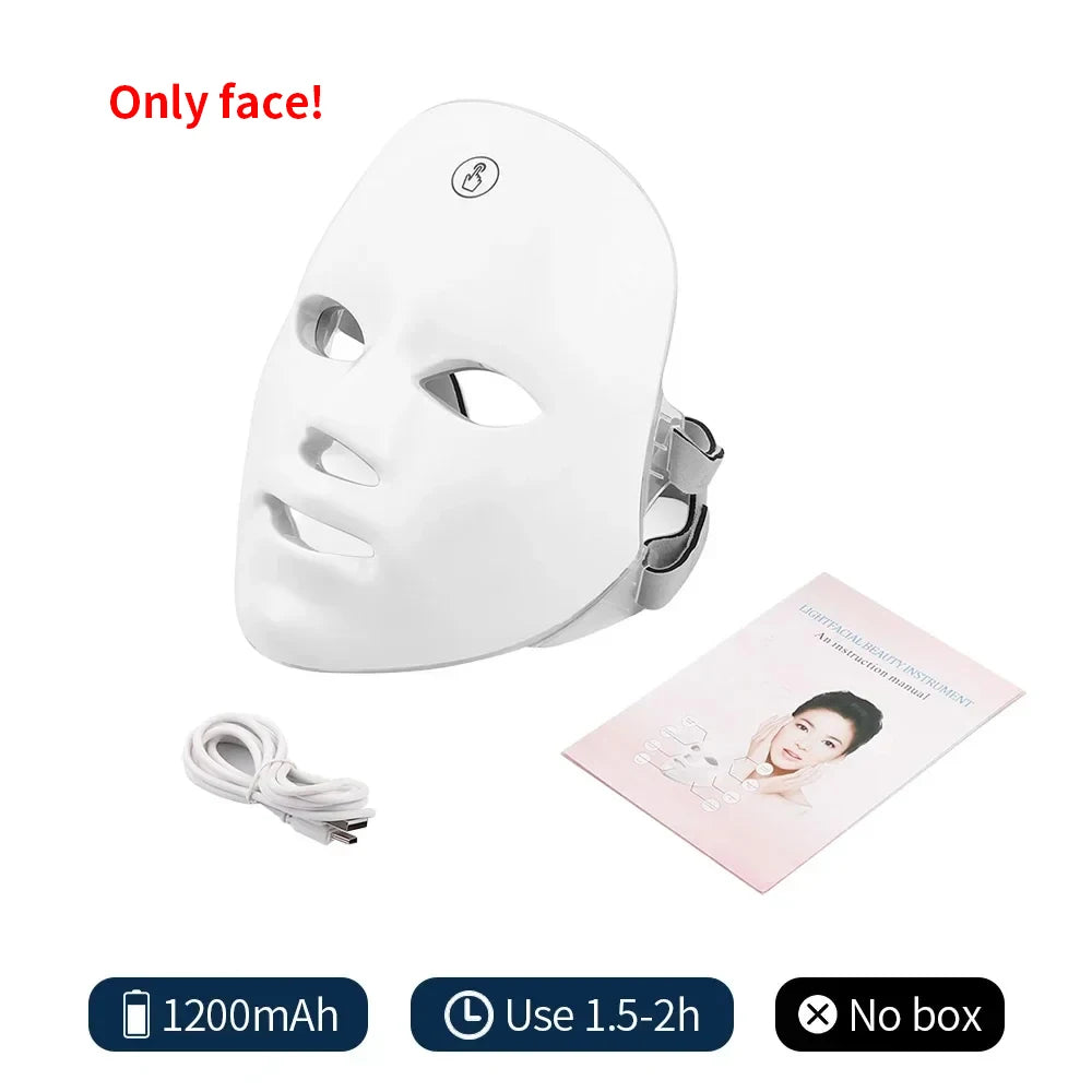 Wireless LED Mask 7 Color LED Face Mask Photon