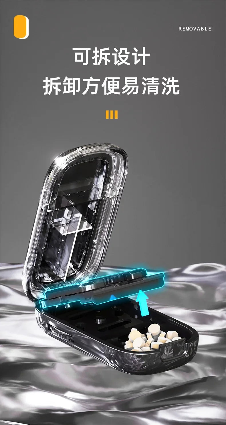 New Quartering Pill Cutter Storage Box Medicine