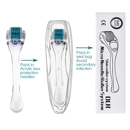 540 Needles Roller Skin Care Microneedling Face Roller