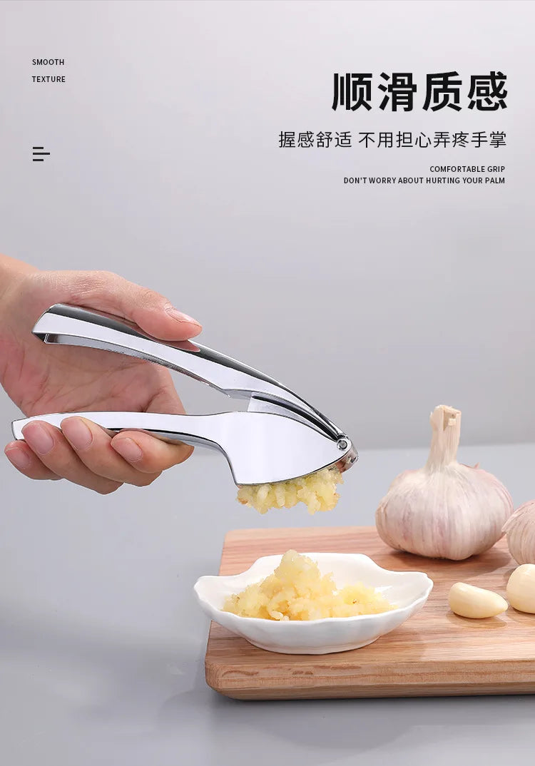 New stainless steel kitchen garlic puree