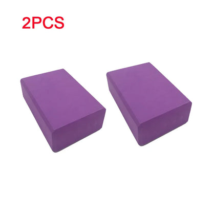 New Yoga Building Blocks Cubes Pilates Bricks Mats