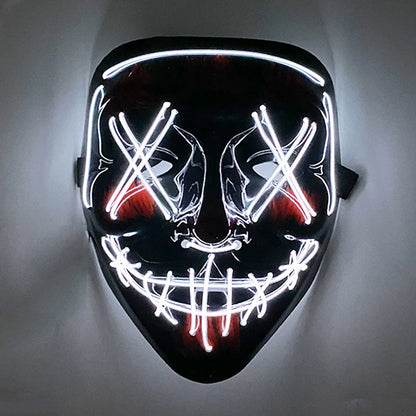 Halloween Party Supplies Luminous LED Purge Mask