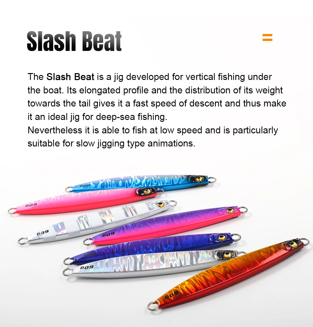 Vertical Jigging Lure Shore Long Casting Saltwater Fishing Lure