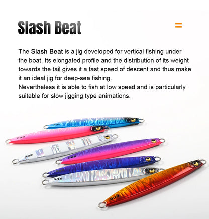 Vertical Jigging Lure Shore Long Casting Saltwater Fishing Lure