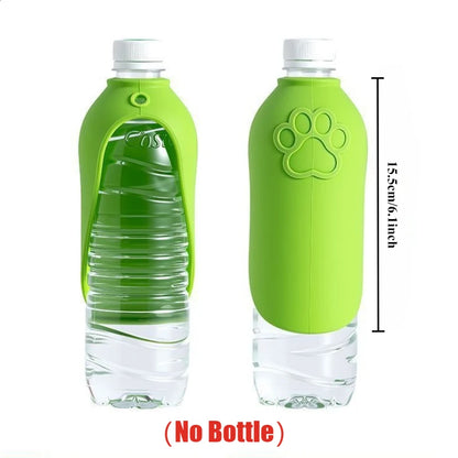 Leakproof Dog Travel Water Bottle Silicone Portable Pet Feeder