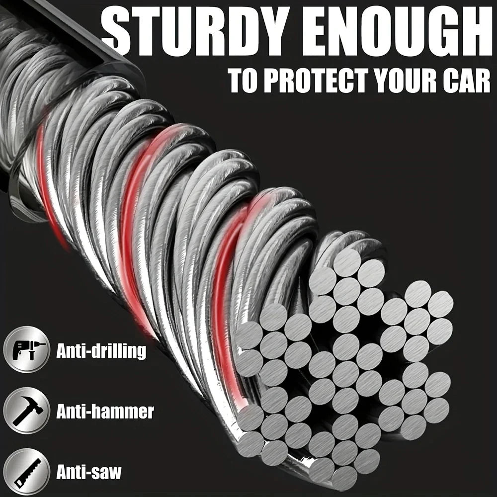 Car Steering Wheel Lock Reinforced Cable Lock