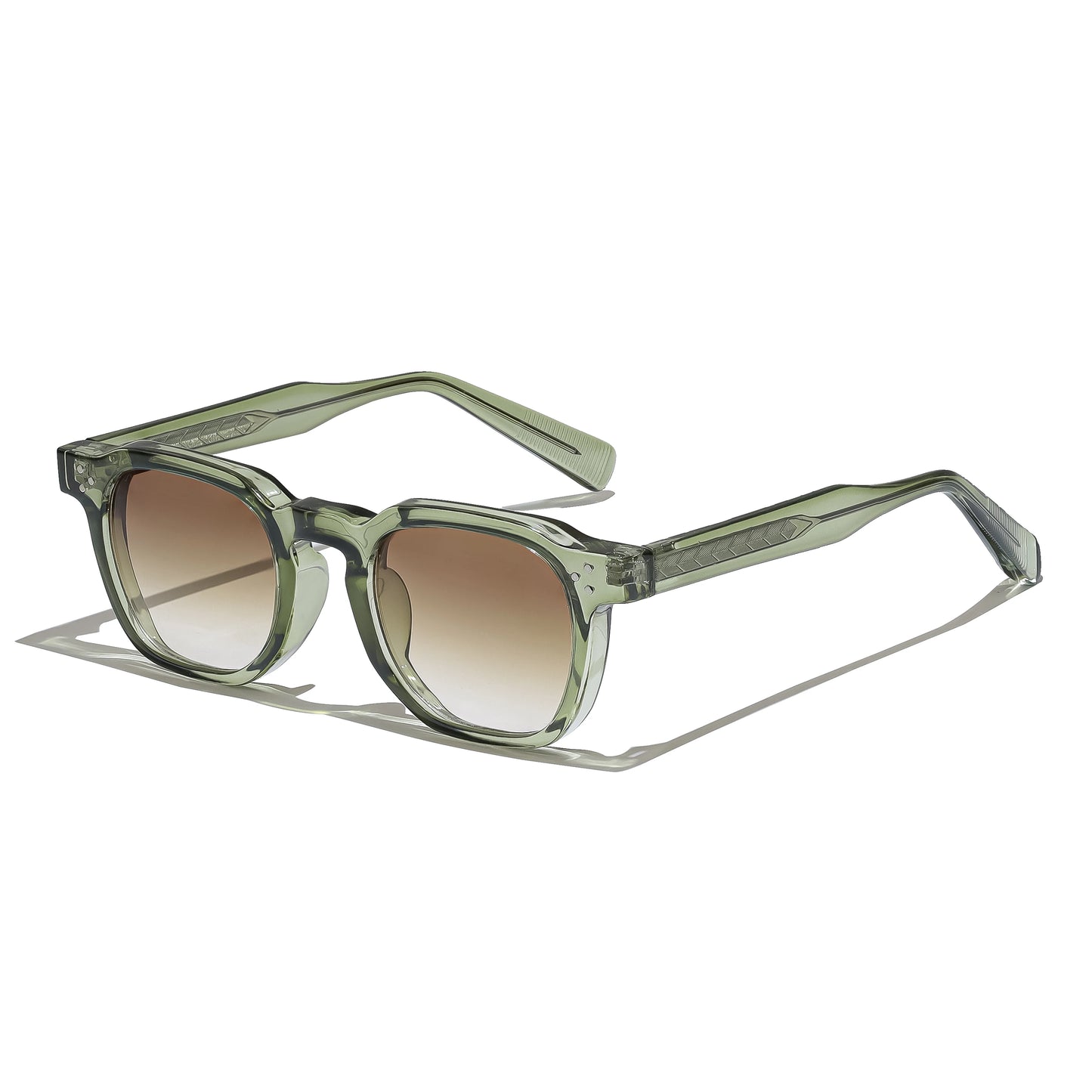 HBK New Square Retro Sunglasses Men Fashion