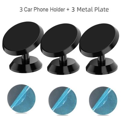 Magnetic Car Phone Holder Magnet Mount Bracket Stick on Car Dashboard